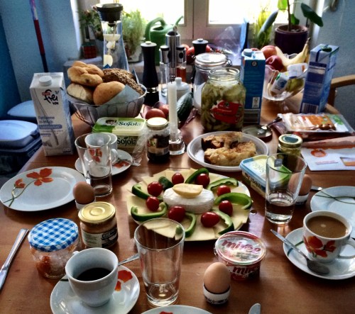 Breakfast spread in Leipzig. Where to start?!