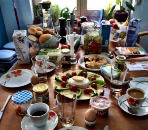 Breakfast spread in Leipzig. Where to start?!