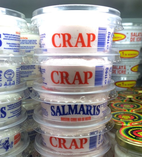 Fancy some crap? (relax, it's the Romanian word for carp)